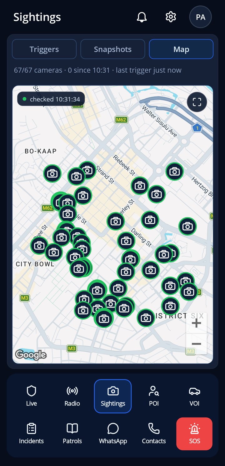 Camera map