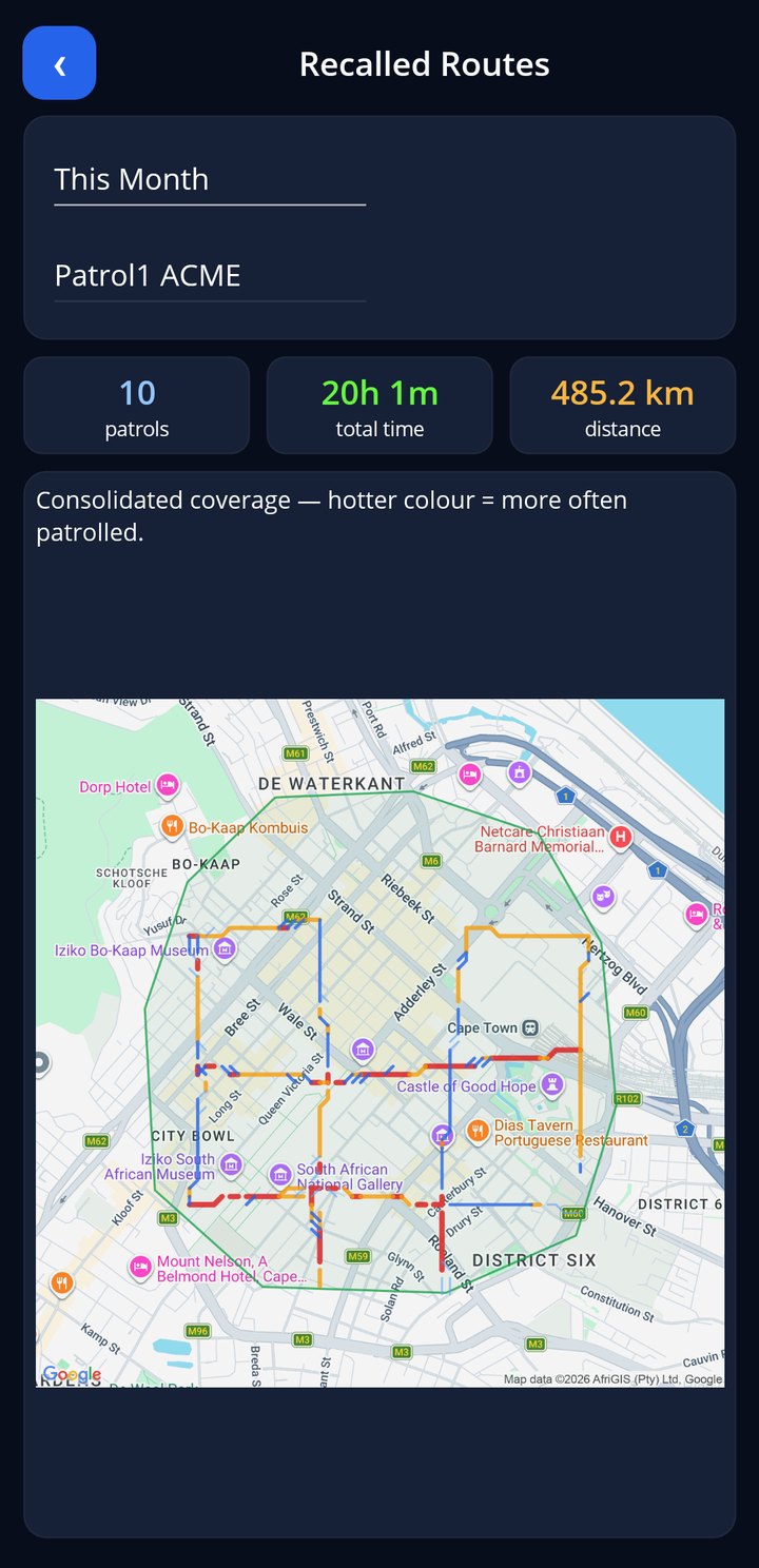 Patrol coverage