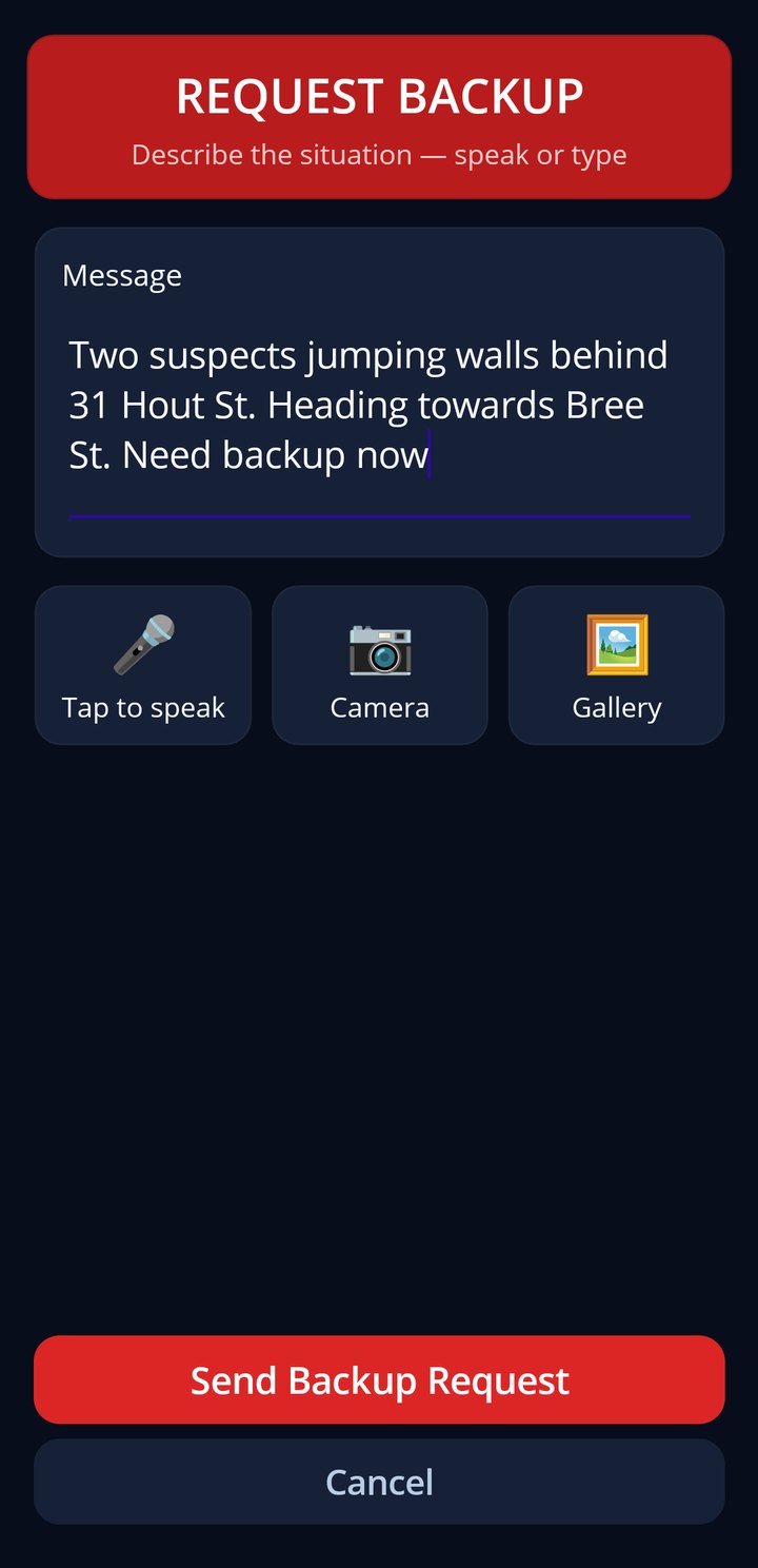 Request backup